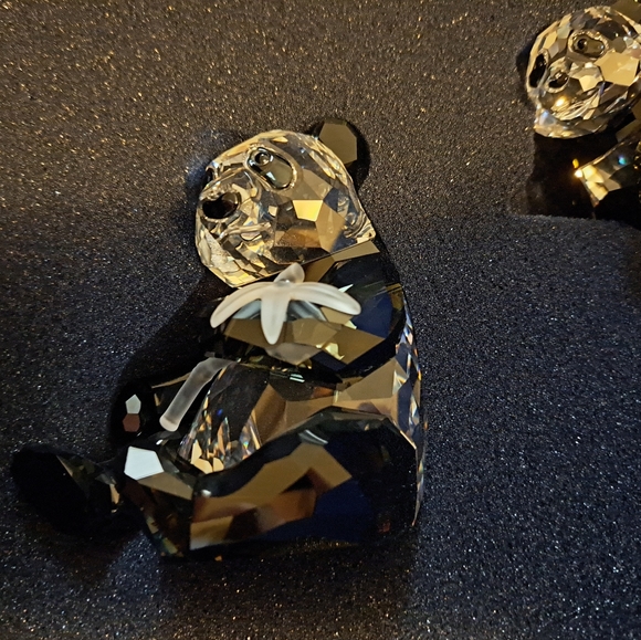 Swarovski SCS 2008 Panda mother and cub excellent with boxes and COA - Picture 5 of 9